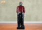 Κόκκινο πολυ οικονόμων άγαλμα 90cm γλυπτών οικονόμων ρητίνης ντεκόρ κουζινών αρχιμαγείρων αγαλμάτων παχύ